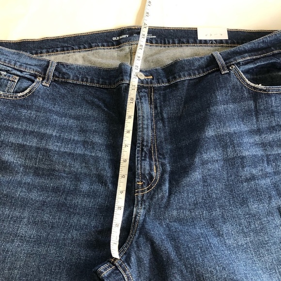 Old Navy Woman’s Mid-Rise Dark-Wash Boyfriend Jeans Plus Size 26 - Picture 14 of 14